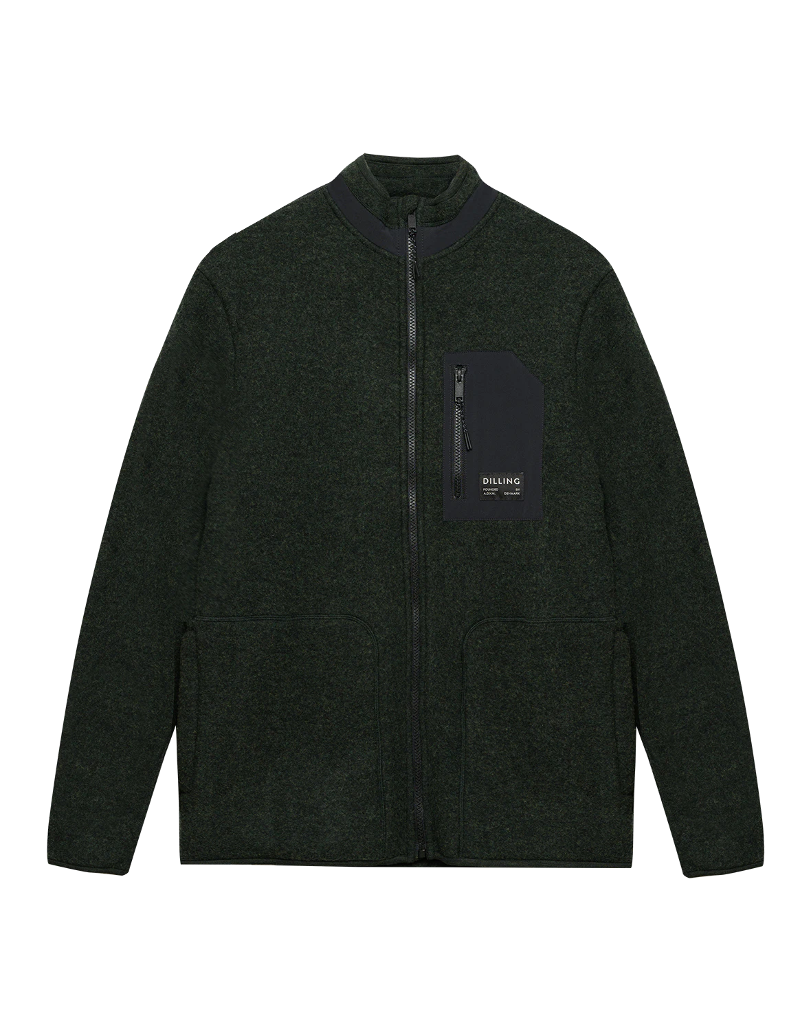 Men's merino wool fleece jacket - Free shipping - Dilling Men's merino wool fleece jacket - Free shipping - Dilling